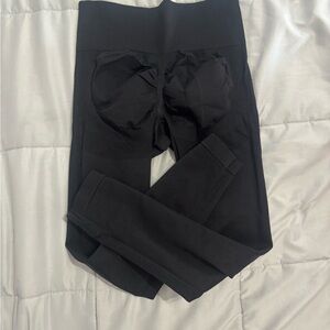 SHEIN Black High-Waist Leggings